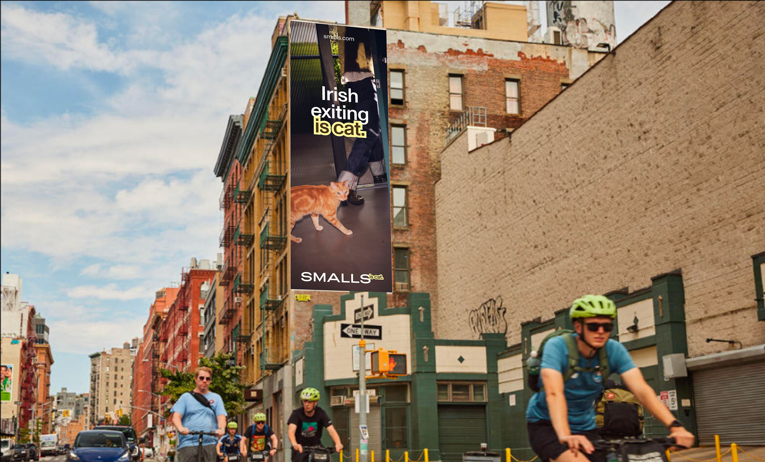 Small Is Cat OOH campaign