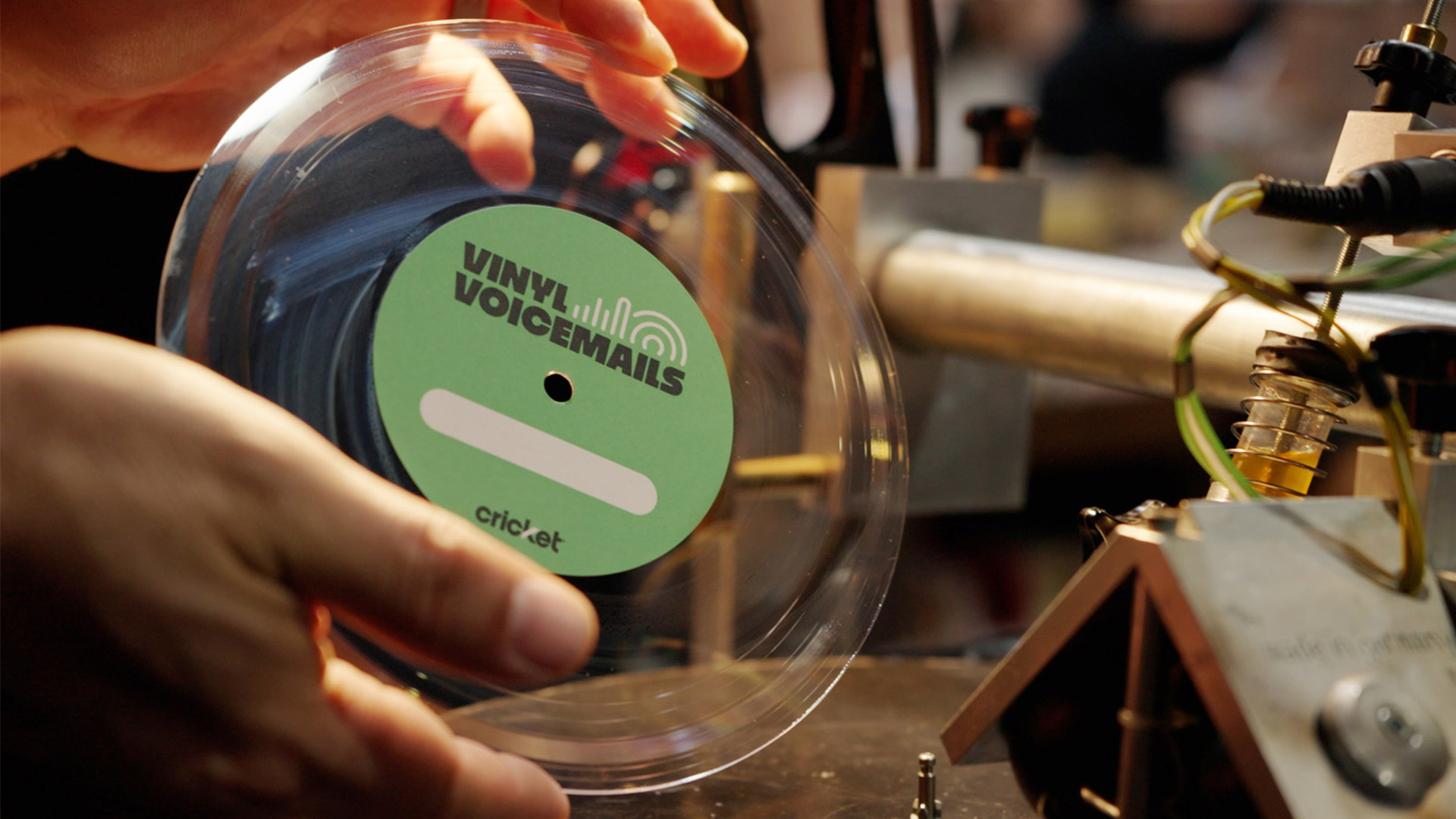 Cricket Wireless turns voicemails into one-off vinyl records