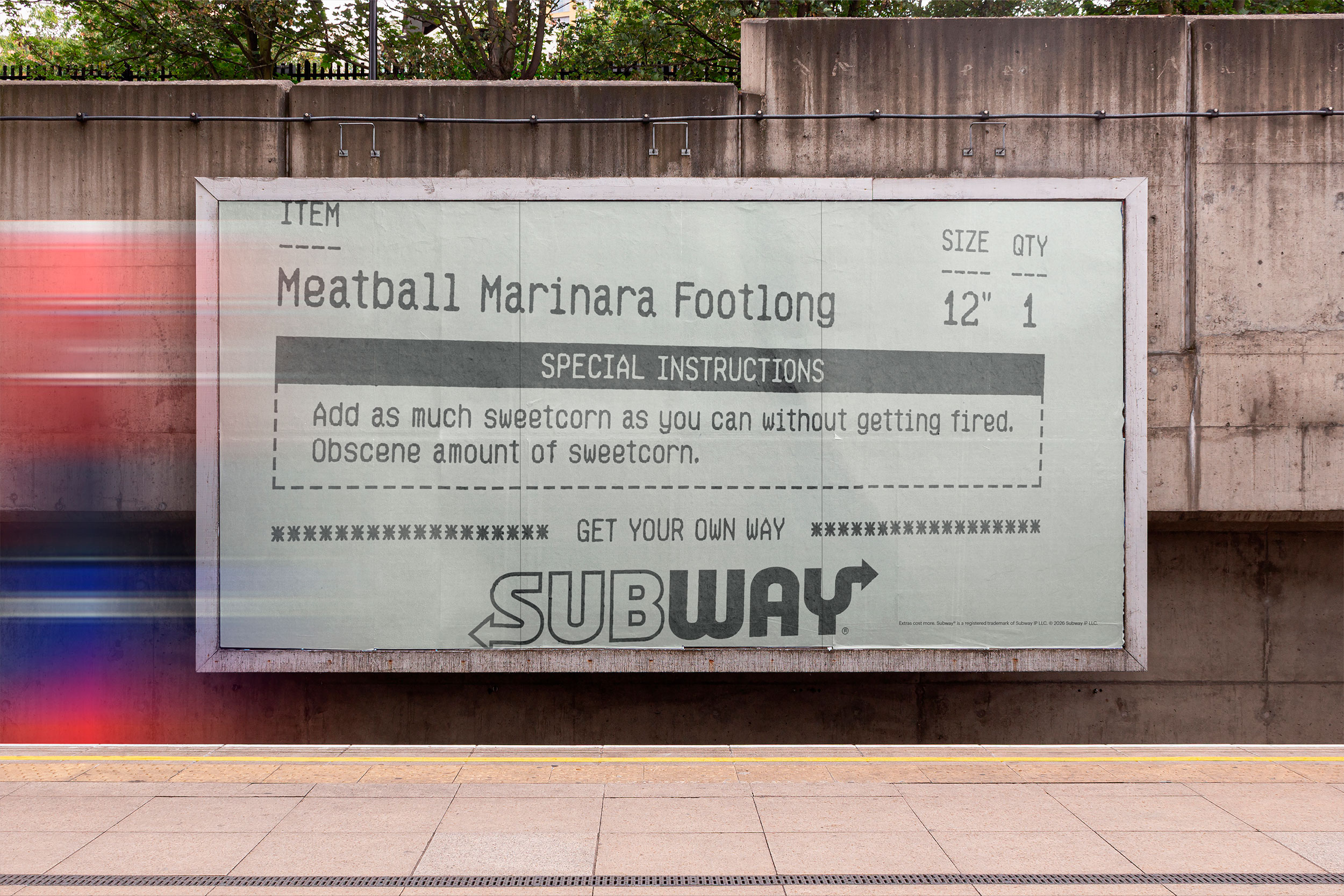 Subway spotlights strange customer requests in new campaign